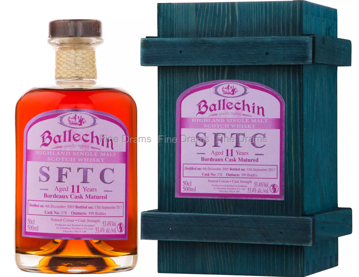 Review #94 – Ballechin Straight From the Cask 2005 Bordeaux Cask