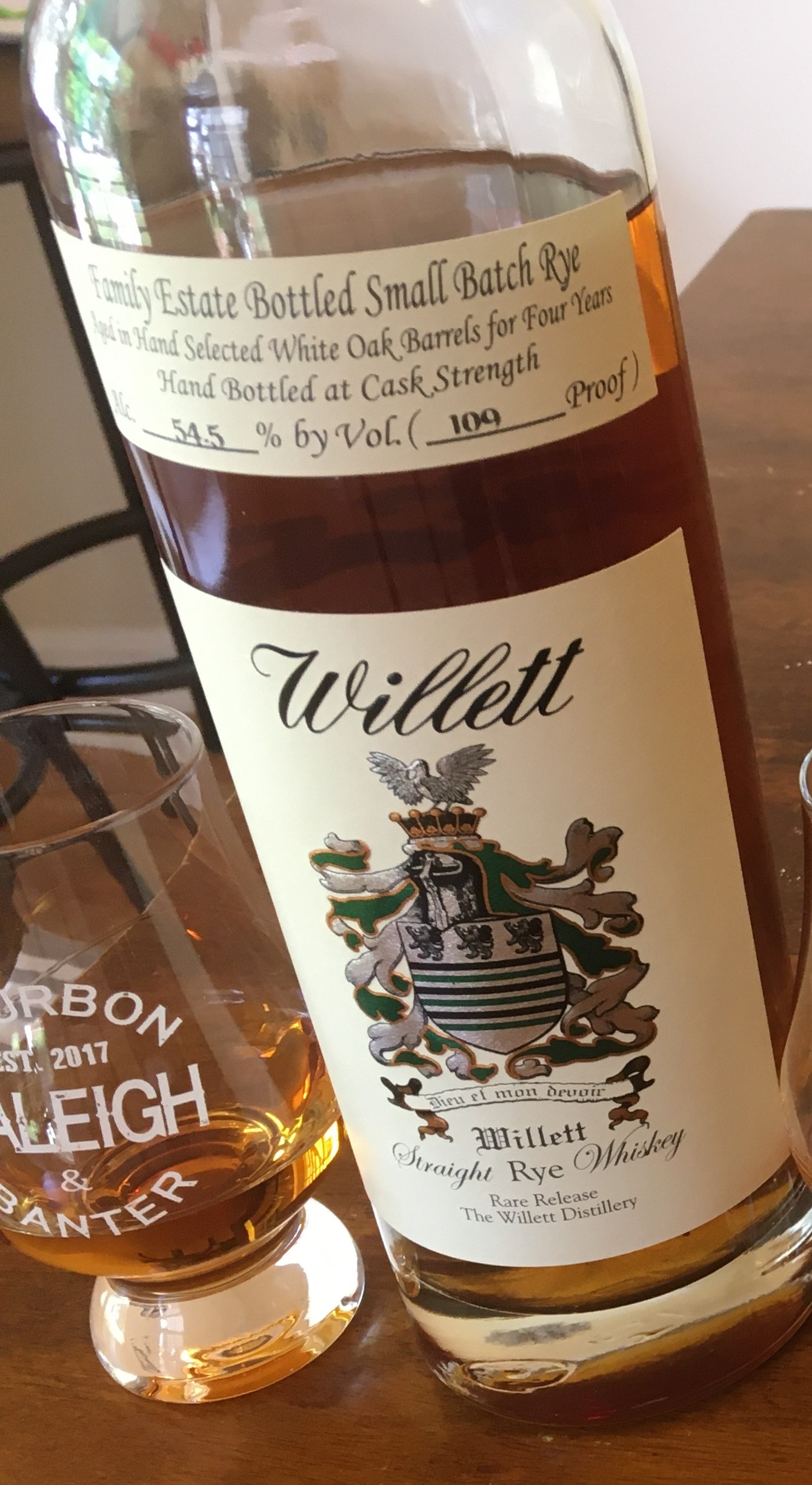 Review #98 – Willett Family Estate Small Batch Rye 4 Year